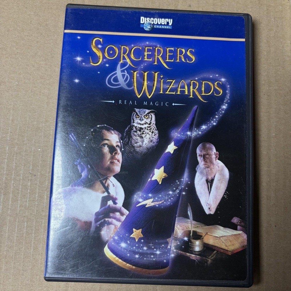 Sorcerer's And Wizards Real Magic 2002 DVD Discovery Channel Documentary Merlin